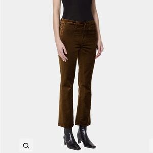 Citizens Of Humanity Isola cropped velvet pants in “Golden”
